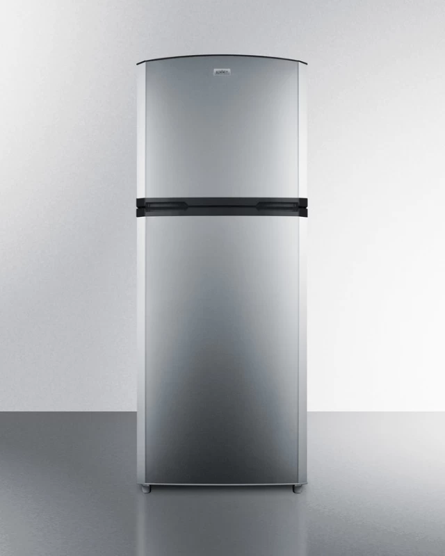 Summit 26" Wide Top Mount Refrigerator-Freezer Black FF1427SS Picture 1