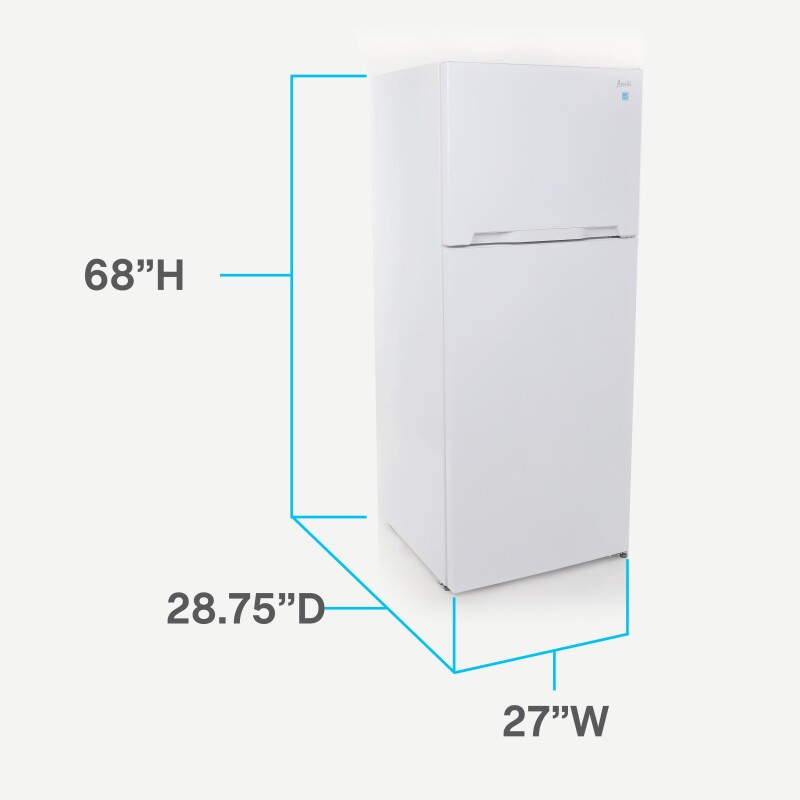 Frost-Free Top Freezer Refrigerator, 14.3 cu. ft. Capacity FF14V0W