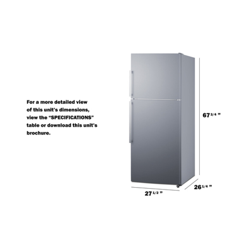 28" Wide Top Mount Refrigerator-Freezer With Icemaker view 6