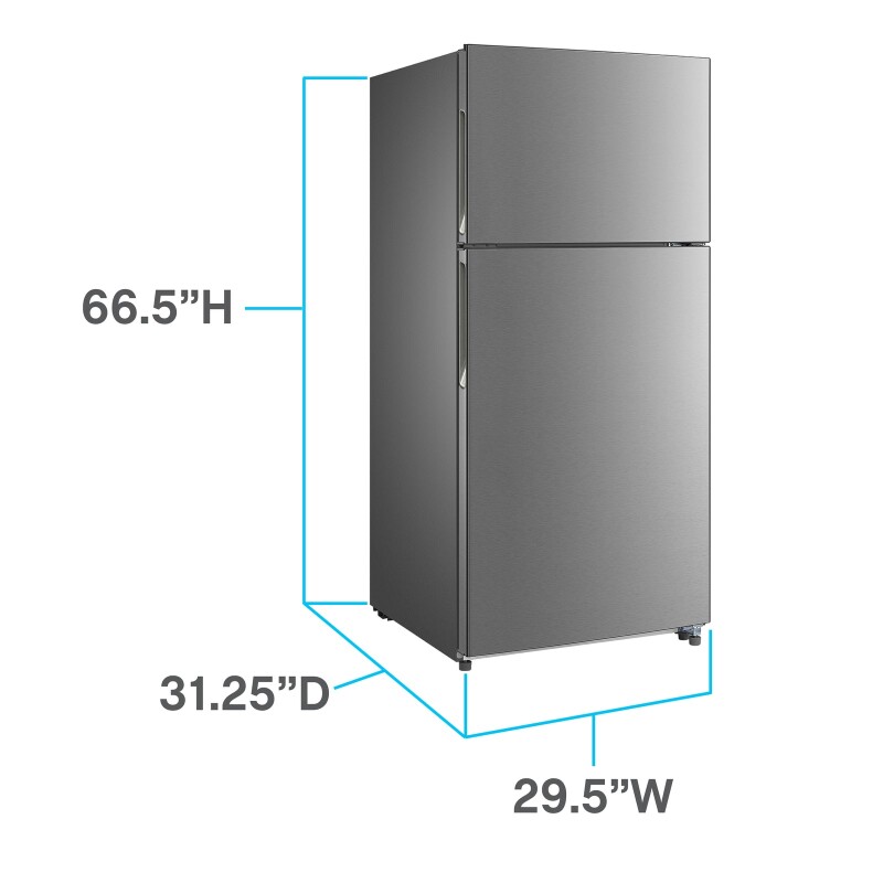 Avanti Frost-Free Apartment Size Refrigerator, 18.0 cu. ft. view 9