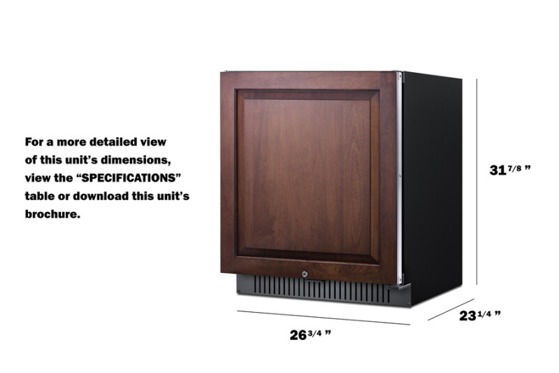 27" Wide Built-In All-Refrigerator, ADA Compliant (Panel Not Included) FF27BSSADAIFLHD