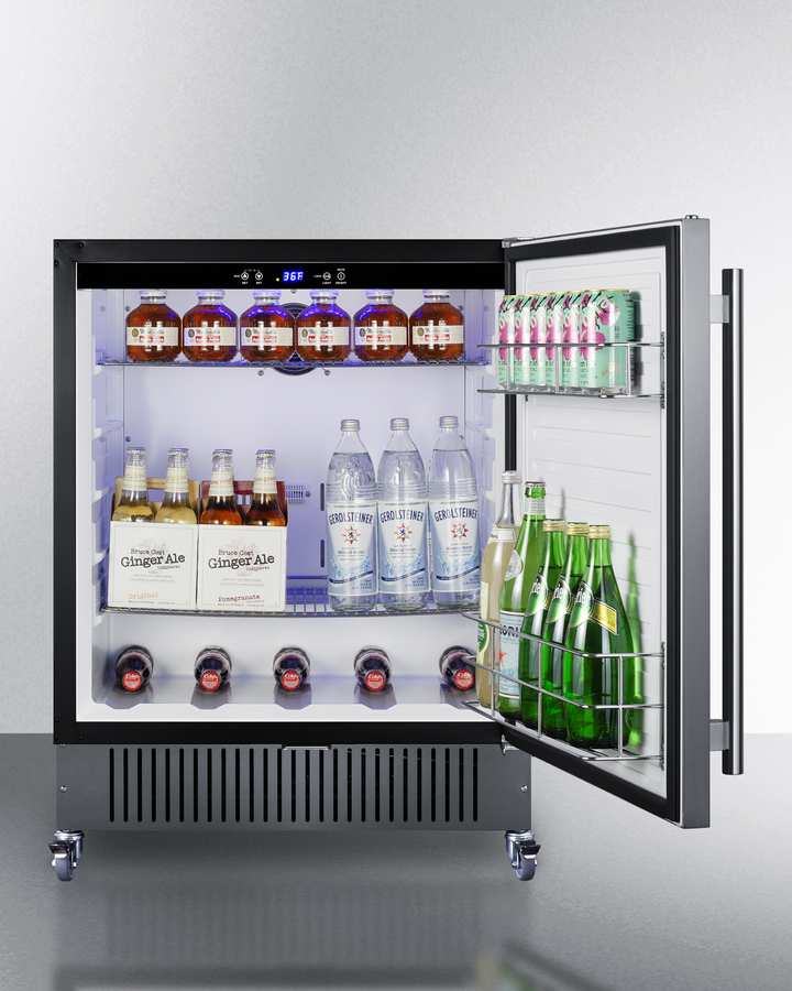 27" Wide Mobile All-Refrigerator FF27BSSCAS