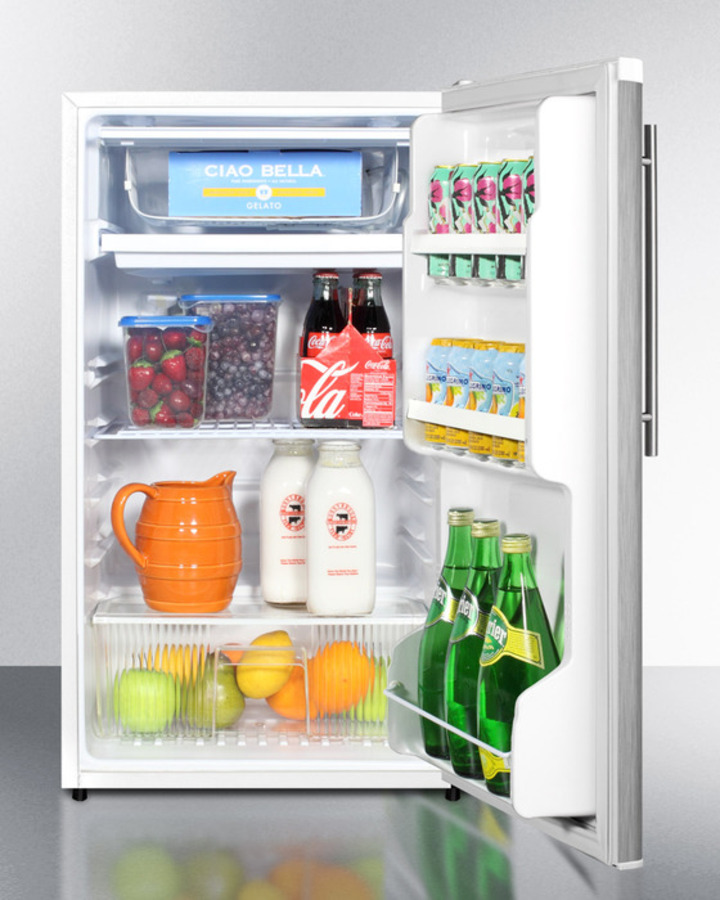 19" Wide Refrigerator-Freezer, ADA Compliant FF412ESSSHVADA