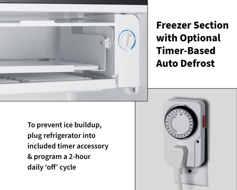 19" Wide Refrigerator-Freezer, ADA Compliant FF43BADA
