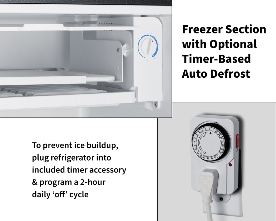 19" Wide Refrigerator-Freezer FF43BADALHD