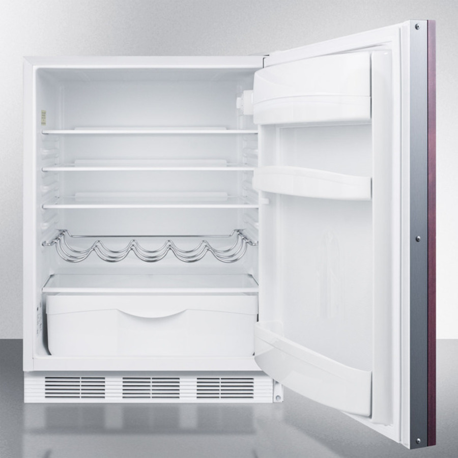 24" Wide All-Refrigerator, ADA Compliant (Panel Not Included) view 3