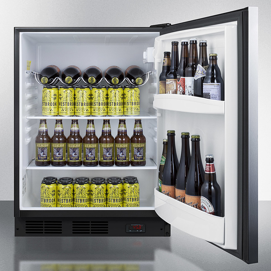 24" Wide Built-In Pub Cellar ADA Compliant FF63BKBIDTPUBSSHHADA