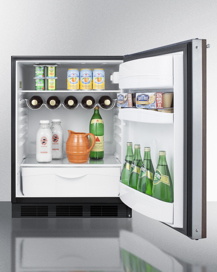 24" Wide Built-In All-Refrigerator With Wood Panel Door, ADA Compliant FF63BKBIWP1ADA