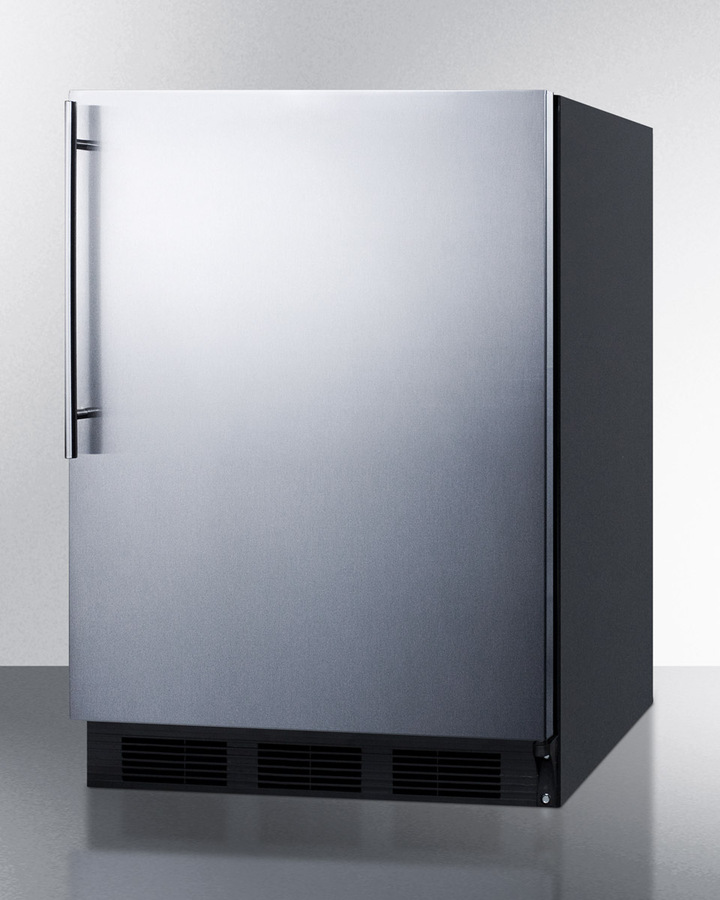 24" Wide All-Refrigerator, ADA Compliant FF63BKSSHVADA