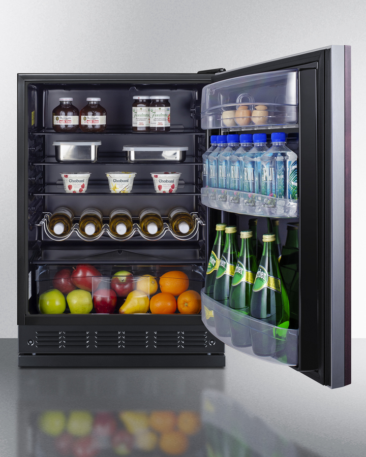 24" Wide All-Refrigerator (Panel Not Included) FF6BK2SSRSIF