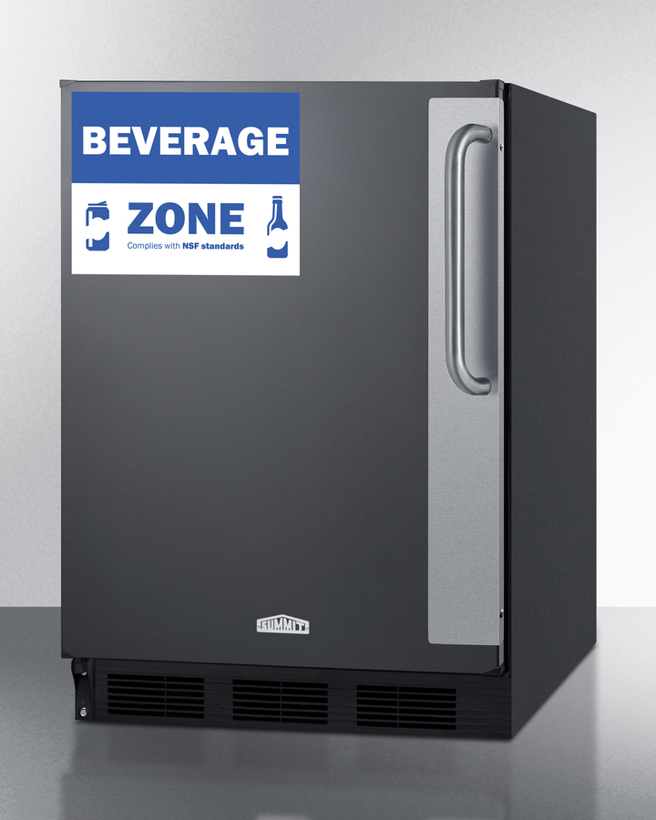 24" Wide All-Refrigerator, ADA Height FF6BK7BZADALHD