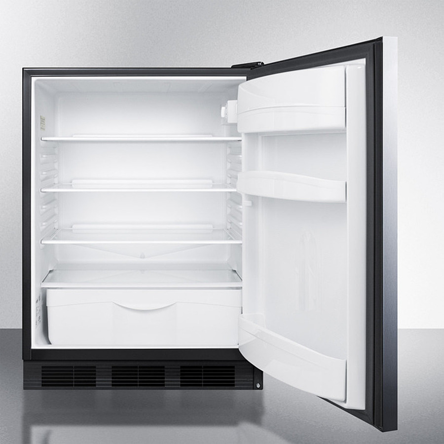 24" Wide Built-In All-Refrigerator FF6BKBISSHH