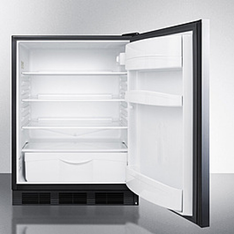 24" Wide Built-In All-Refrigerator, ADA Compliant FF6BKBISSHHADA