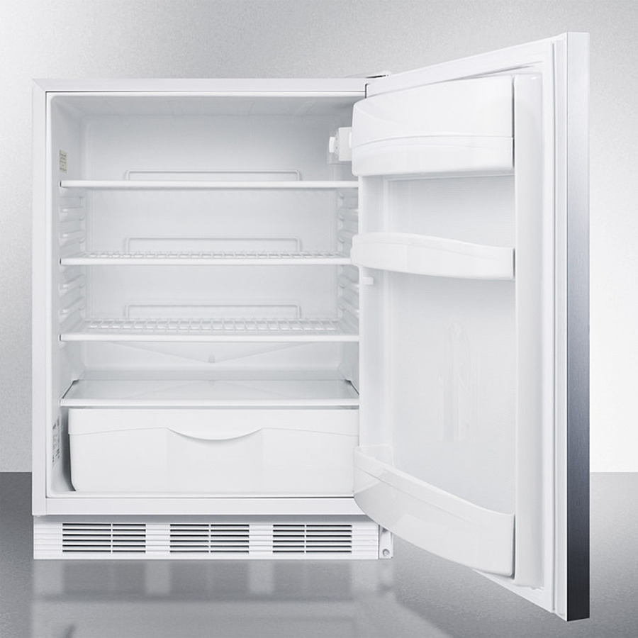 24" Wide All-Refrigerator, ADA Compliant FF6LW7SSHHADA