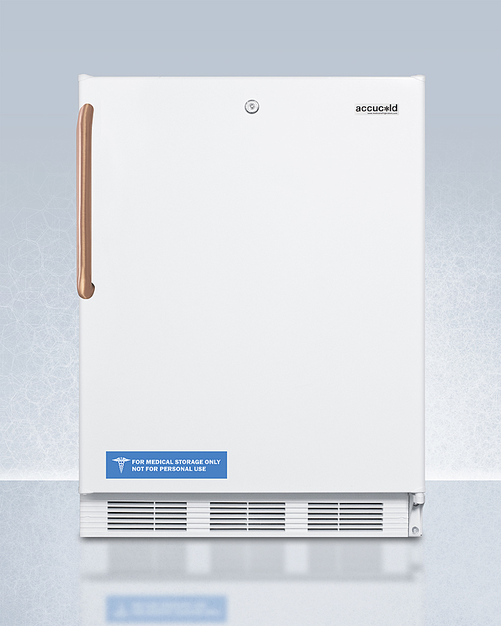 24" Wide Built-In All-Refrigerator with Antimicrobial Pure Copper Handle, ADA Compliant FF6LWBI7TBCADA