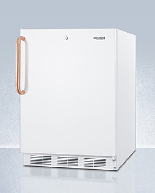 24" Wide Built-In All-Refrigerator with Antimicrobial Pure Copper Handle, ADA Compliant FF6LWBI7TBCADA