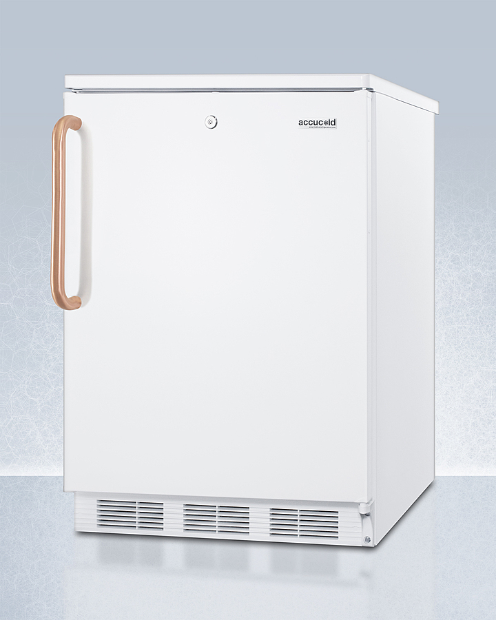 24" Wide All-Refrigerator with Antimicrobial Pure Copper Handle FF6LWTBC