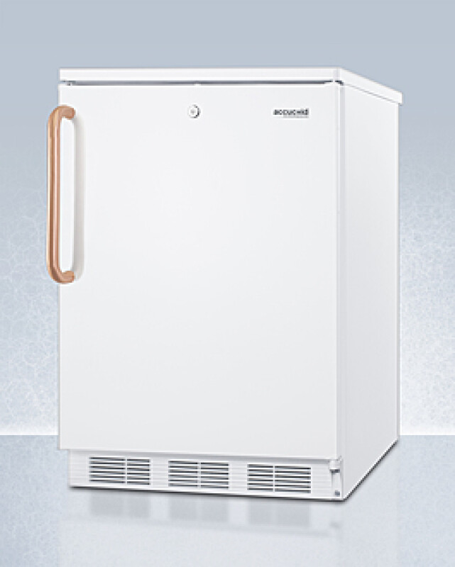 24" Wide All-Refrigerator with Antimicrobial Pure Copper Handle FF6LWTBC