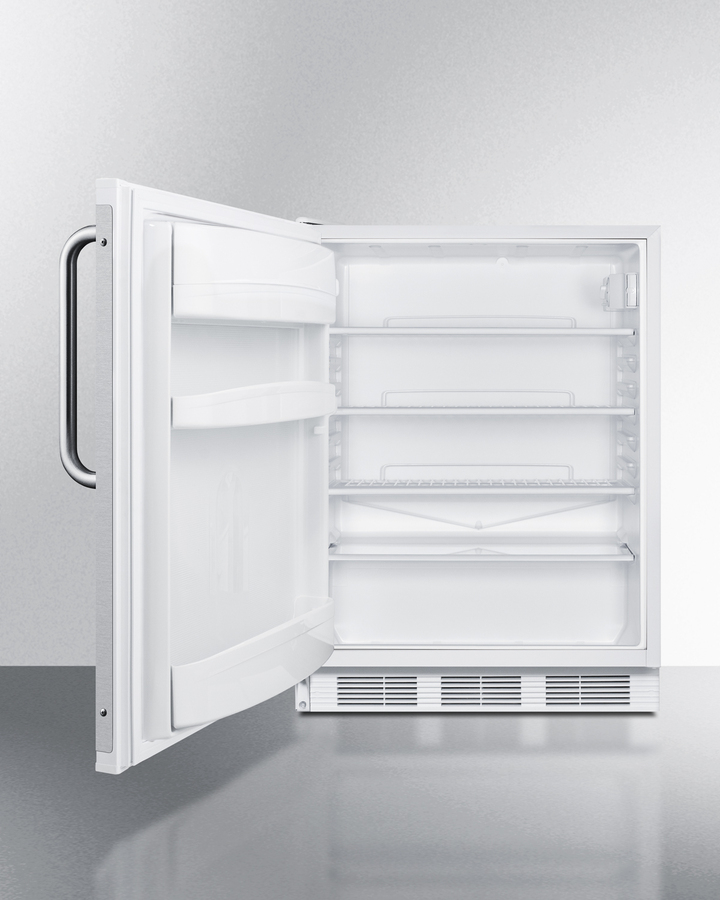 24" Wide All-Refrigerator, ADA Height FF6W7BZADALHD