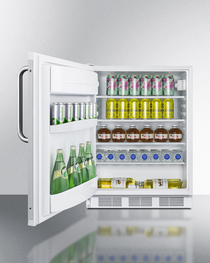 24" Wide All-Refrigerator, ADA Height FF6W7BZADALHD