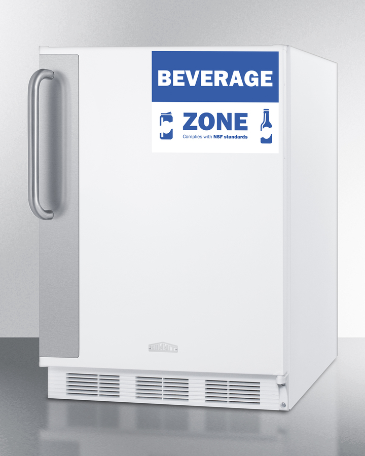 24" Wide All-Refrigerator, ADA Height FF6W7BZADA