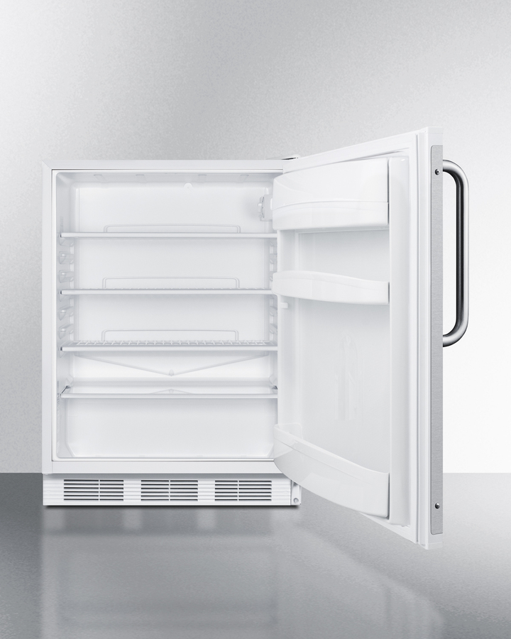 24" Wide All-Refrigerator, ADA Height FF6W7BZADA