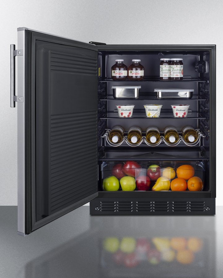 24" Wide All-Refrigerator FF708BL7SSADALHD