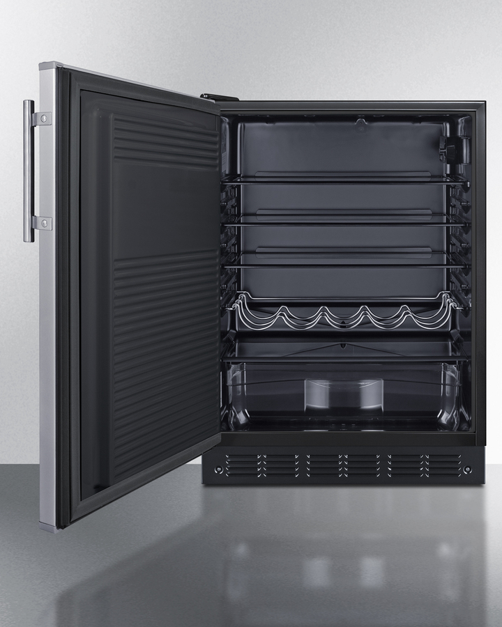 24" Wide All-Refrigerator FF708BL7SSLHD