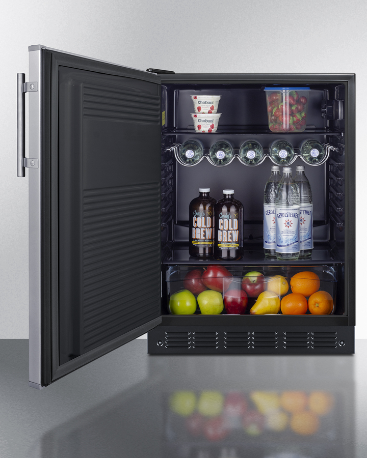 24" Wide All-Refrigerator FF708BLSSADALHD