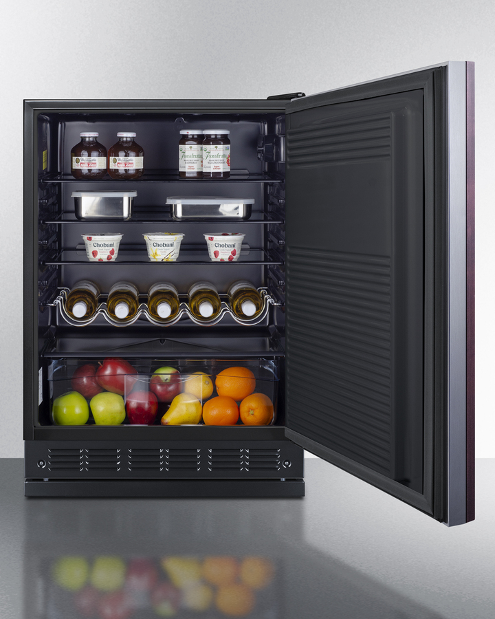24" Wide All-Refrigerator (Panel Not Included) FF708BLSSRSIF
