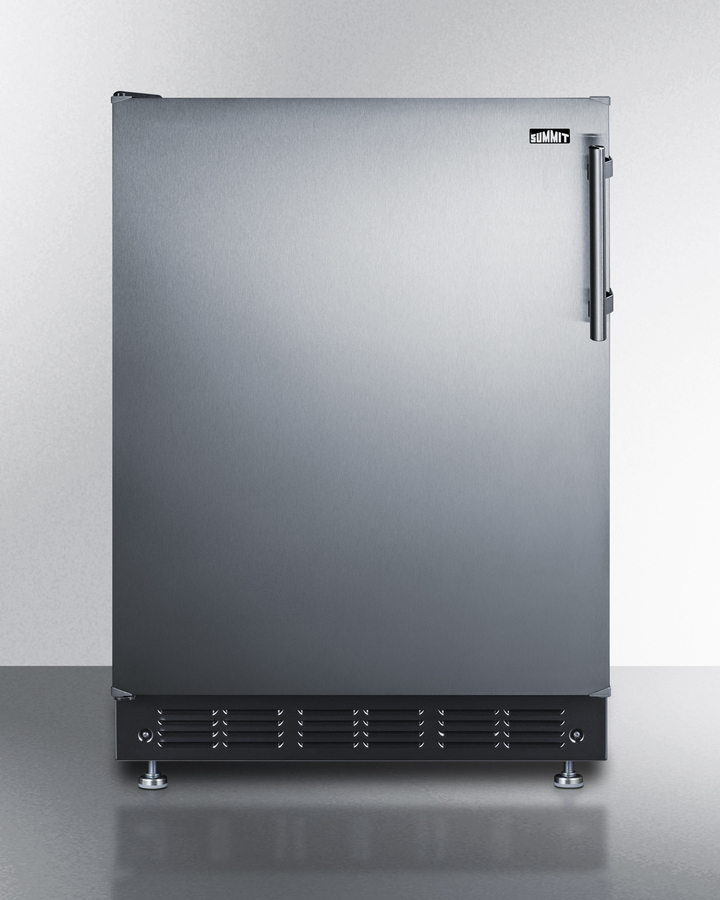 24" Wide All-Refrigerator (Right Hinge) FF708BLSSRSLHD