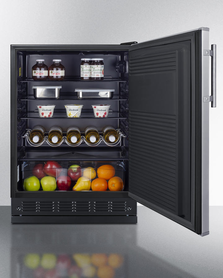 24" Wide All-Refrigerator FF708BLSSRS