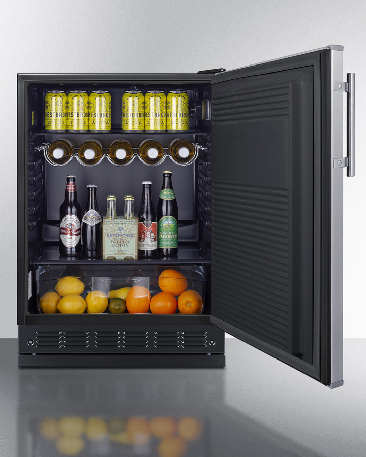 24" Wide All-Refrigerator FF708BLSSRS