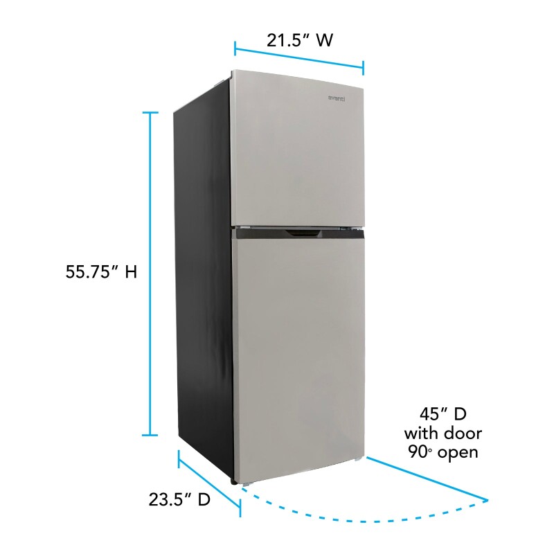 Avanti 7.0 cu. ft. Apartment Size Refrigerator view 3