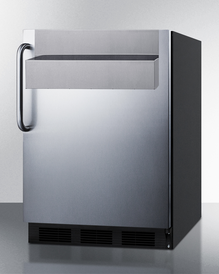 24" Wide Built-In All-Refrigerator, ADA Compliant, with Speed Rail FF7BKBISSTBADASR