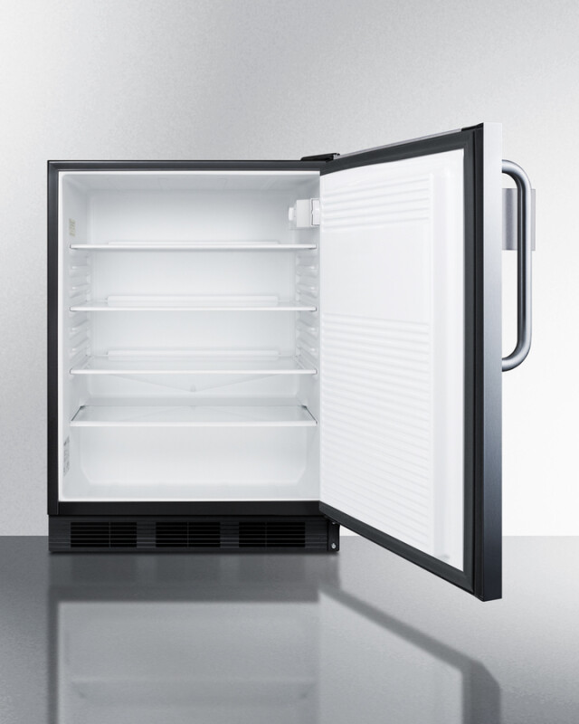 24" Wide All-Refrigerator with Speed Rail FF7BKSSTBSR