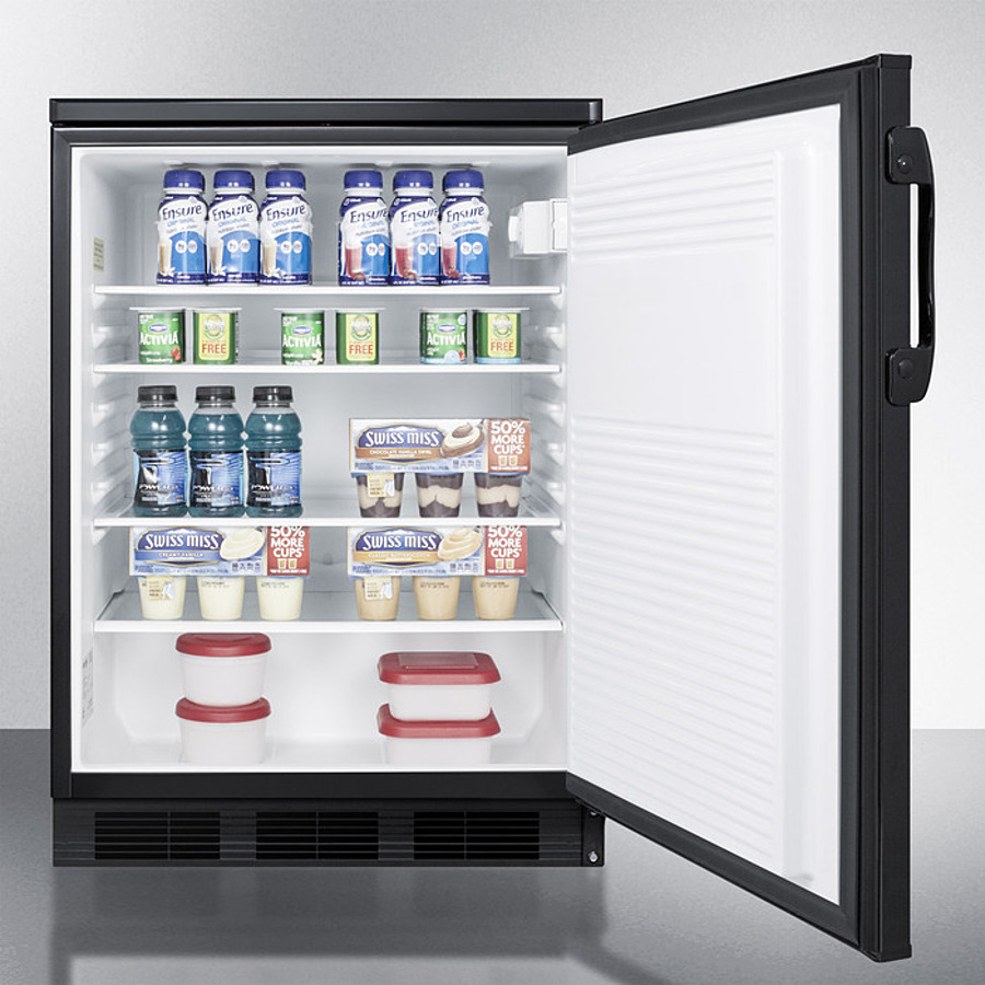 24" Wide Built-In All-Refrigerator FF7LBLKBI