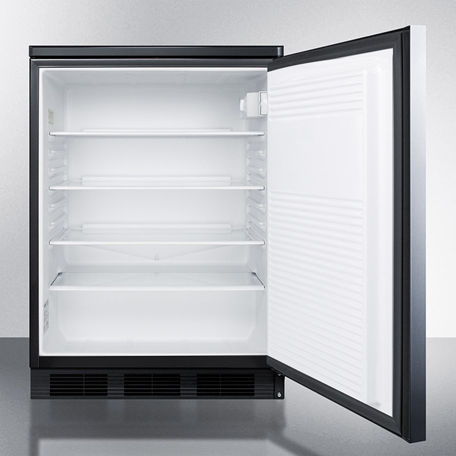24" Wide Built-In All-Refrigerator (Panel Not Included) FF7LBLKBIIF