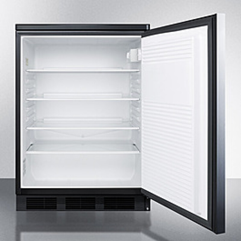 24" Wide Built-In All-Refrigerator (Panel Not Included) FF7LBLKBIIF