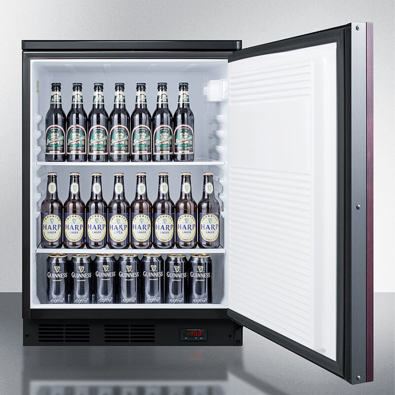24" Wide Built-In Pub Cellar (Panel Not Included) FF7LBLKBIPUBIF