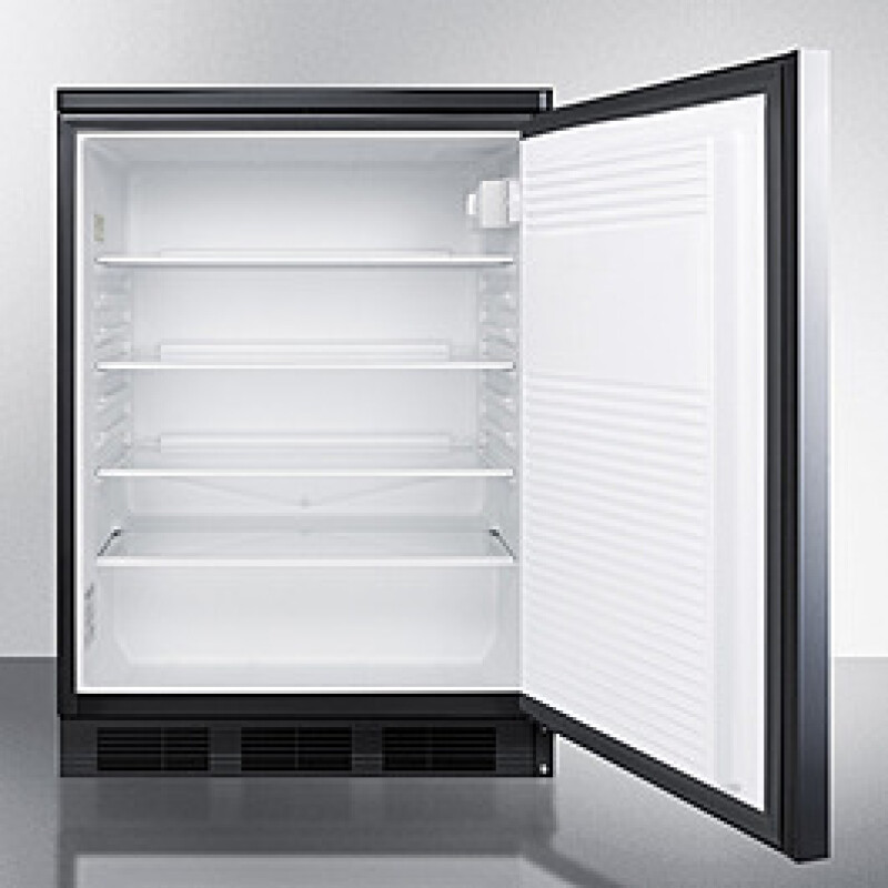 24" Wide Built-In All-Refrigerator FF7LBLKBISSHH