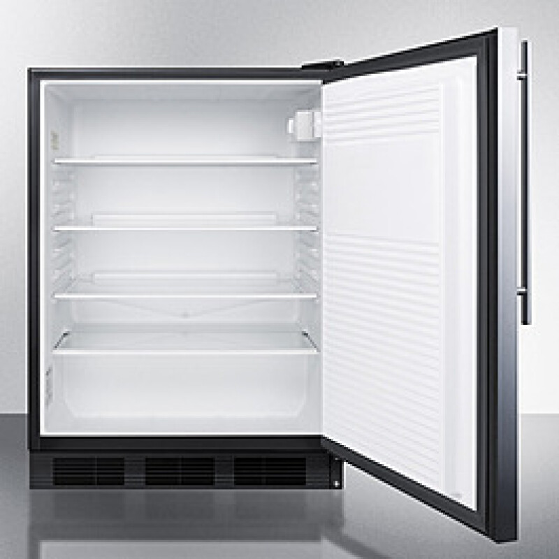 24" Wide Built-In All-Refrigerator, ADA Compliant FF7LBLKBISSHVADA