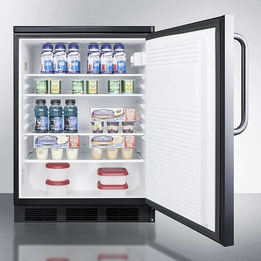 24" Wide Built-In All-Refrigerator FF7LBLKBISSTB