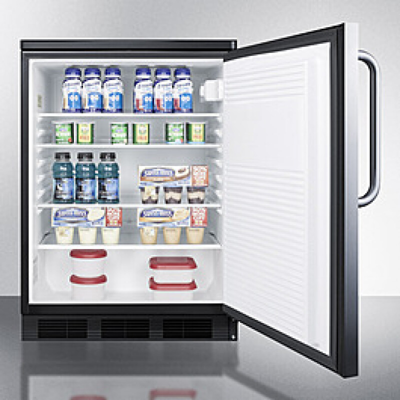 24" Wide Built-In All-Refrigerator FF7LBLKBISSTB