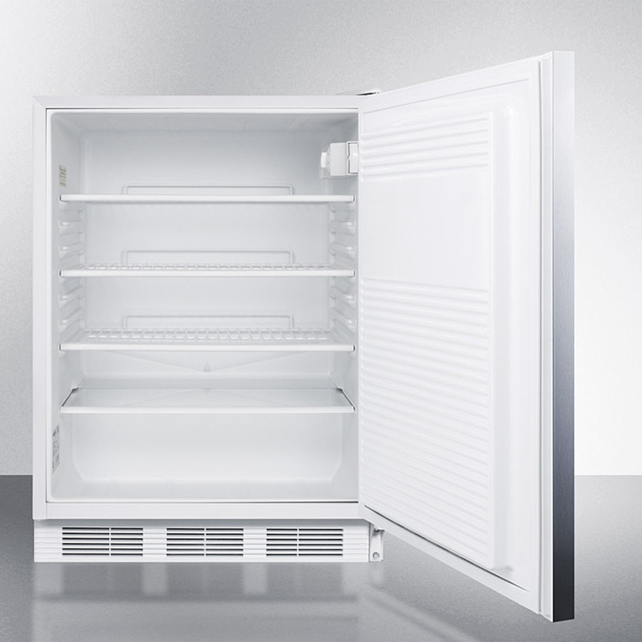 24" Wide Built-In All-Refrigerator, ADA Compliant FF7LWBISSHHADA