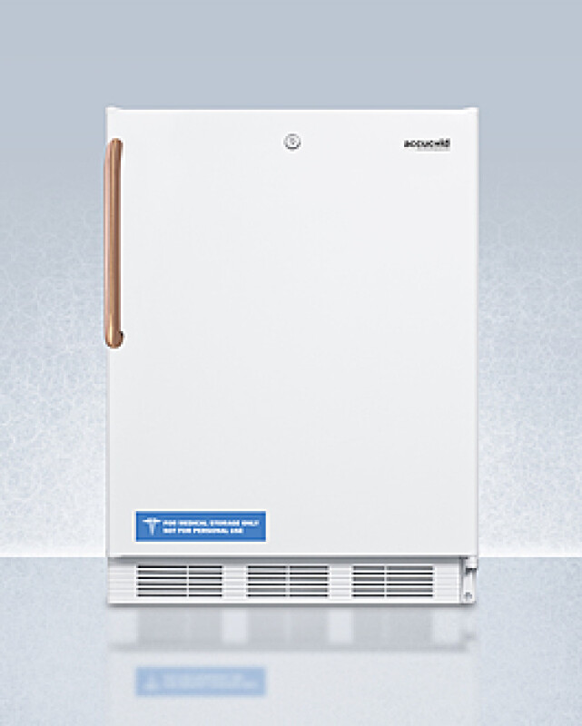 Summit 24" Wide Built-In All-Refrigerator with Antimicrobial Pure Copper Handle, ADA Compliant null FF7LWBITBCADA Picture 1
