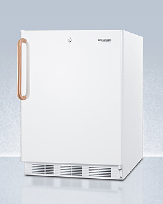 24" Wide Built-In All-Refrigerator with Antimicrobial Pure Copper Handle, ADA Compliant FF7LWBITBCADA