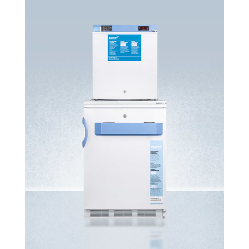 24" Wide All-Refrigerator/All-Freezer Combination FF7LWFS24LSTACKMED2