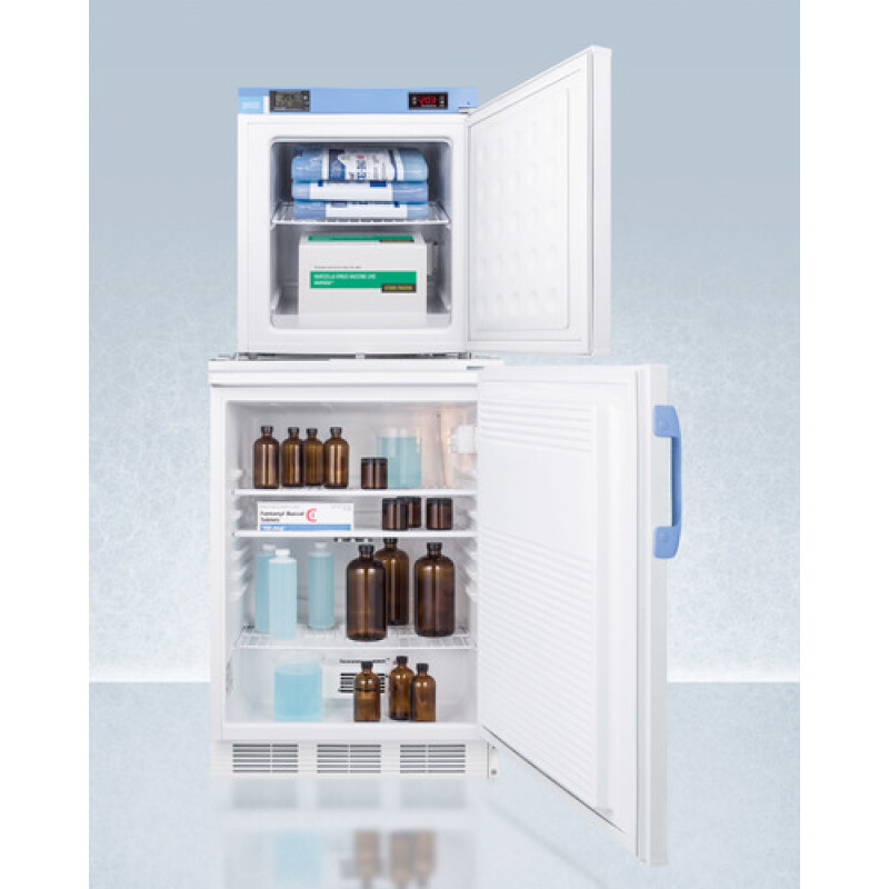 24" Wide All-Refrigerator/All-Freezer Combination FF7LWFS24LSTACKMED2