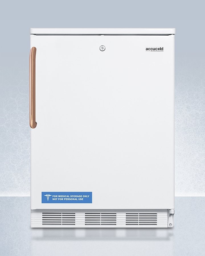 24" Wide All-Refrigerator with Antimicrobial Pure Copper Handle FF7LWTBC